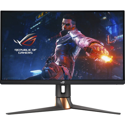 Front Image for ASUS ROG Swift 27" 1440P Gaming Monitor (PG279QM) - QHD (2560 x 1440), Fast IPS, 240Hz, 1ms, G-SYNC, NVIDIA Reflex Latency Analyzer, DisplayHDR400, Eye Care, HDMI, DisplayPort, USB, Height Adjustable