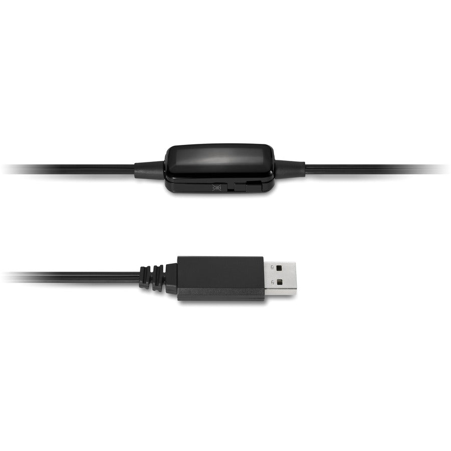 Alternate-Image2 Image for Kensington Classic Headset with Mic and Volume Control