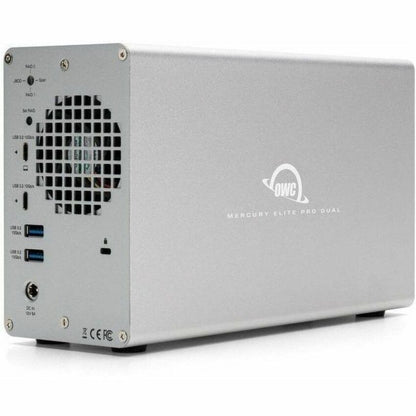 Right Image for OWC 16TB Mercury Elite Pro Dual With 3-Port Hub USB (10Gb/s) External RAID Storage Solution