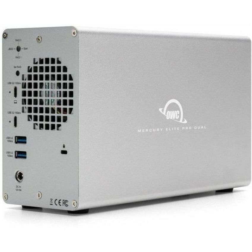 Right Image for OWC 12TB Mercury Elite Pro Dual With 3-Port Hub USB (10Gb/s) External RAID Storage Solution