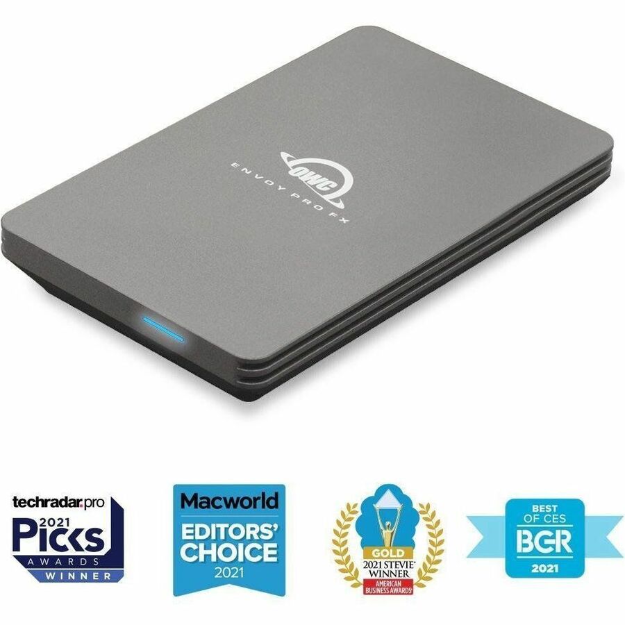 Main Image for OWC 1TB Envoy Pro FX Thunderbolt (40Gb/s) + USB C (10Gb/s) Portable And Rugged NVMe SSD
