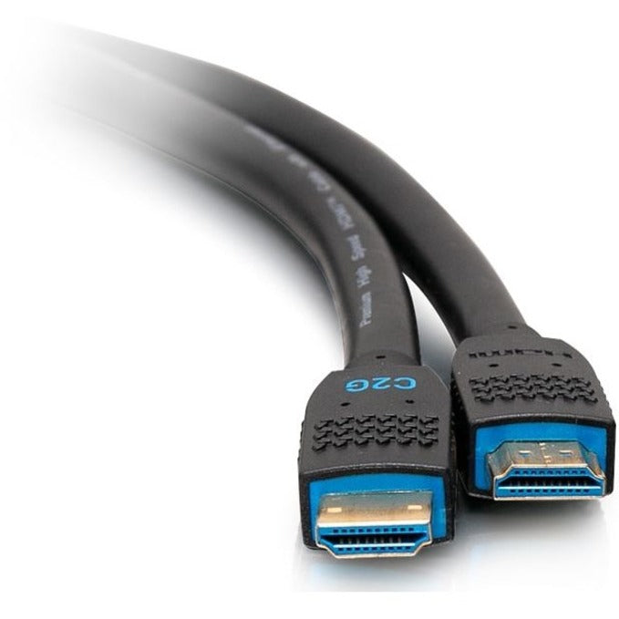 Alternate-Image1 Image for C2G 25ft Performance Series Premium High Speed HDMI Cable with Ethernet - In-Wall CMG Rated - 4K 60Hz - M/M - Black