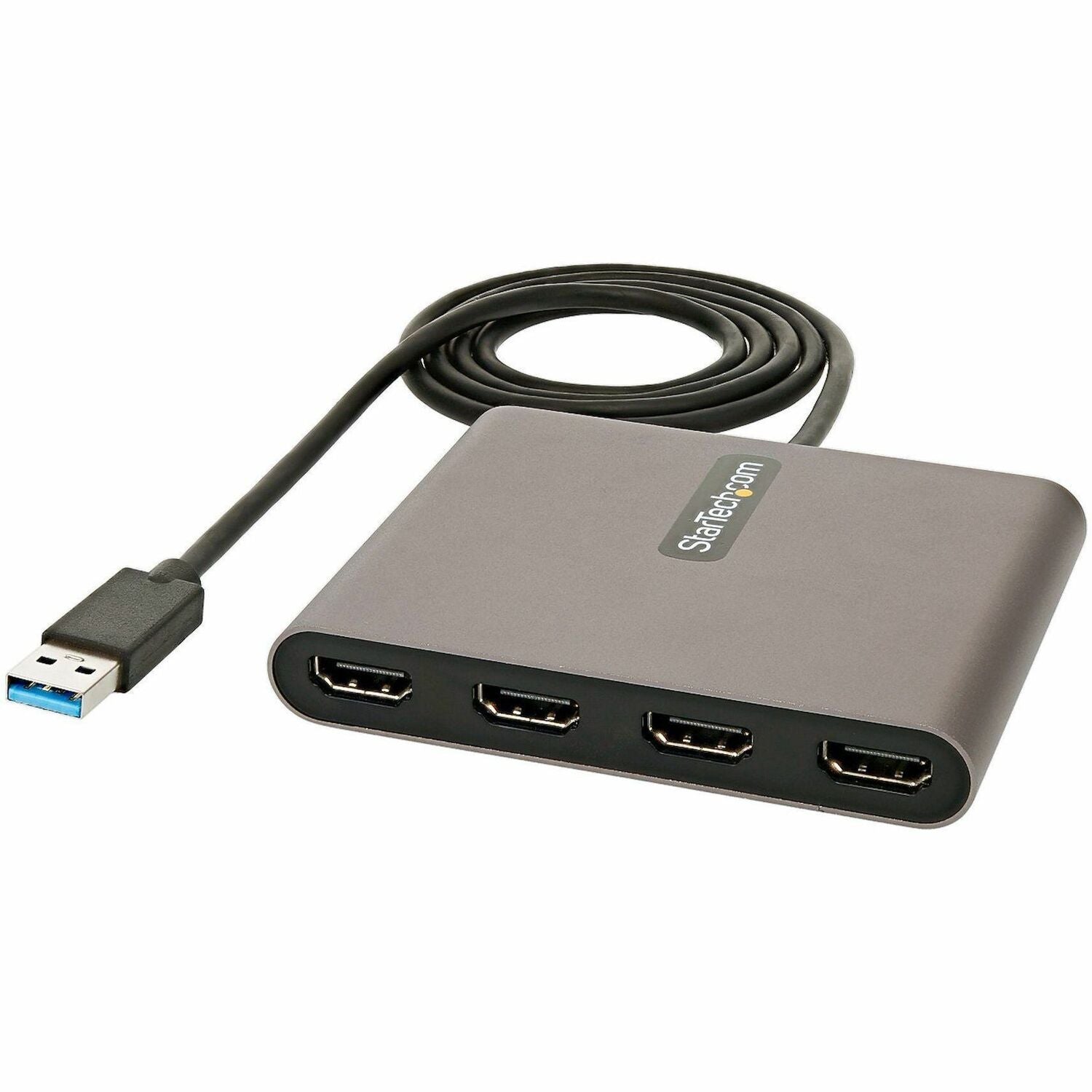 Main Image for StarTech.com USB 3.0 to Quad HDMI Adapter, USB to 4x HDMI Monitor Converter for Windows (no support for macOS/ChromeOS/Linux) - TAA