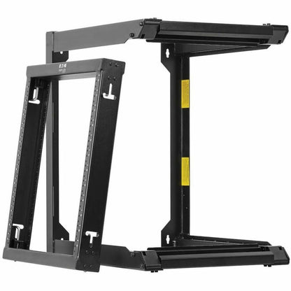 Alternate-Image3 Image for Tripp Lite by Eaton SmartRack 12U Wall-Mount 2-Post Open Frame Rack Hinged Front Heavy Duty
