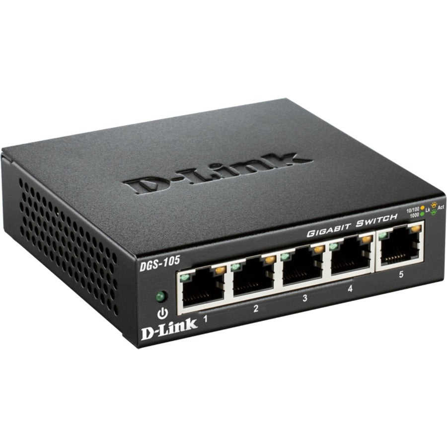 Alternate-Image1 Image for D-Link DGS-105 Ethernet Switch