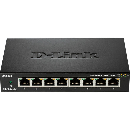 Main Image for D-Link DGS-108 Ethernet Switch