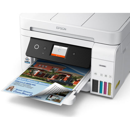 Alternate-Image1 Image for Epson WorkForce ST-C4100 Wireless Inkjet Multifunction Printer - Color