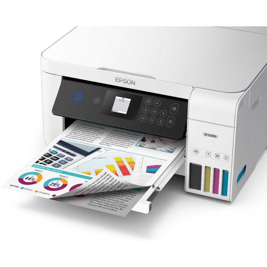 Top Image for Epson WorkForce ST-C2100 Wireless Inkjet Multifunction Printer - Color