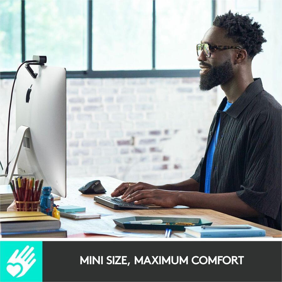 Alternate-Image2 Image for Logitech MX Keys Mini Minimalist Wireless Illuminated Keyboard, Compact, Bluetooth, Backlit, USB-C, Black