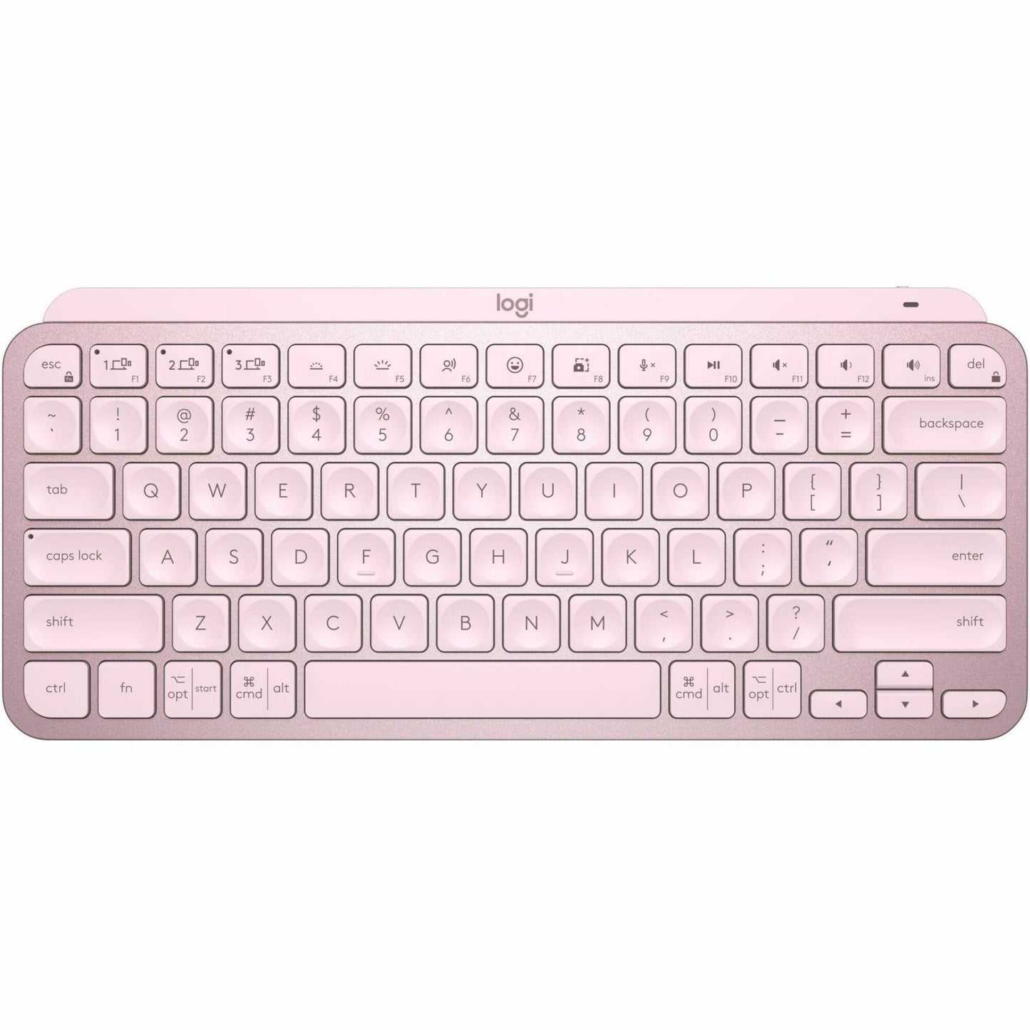 Main Image for Logitech MX Keys Mini Minimalist Wireless Illuminated Keyboard, Compact, Bluetooth, USB-C - Rose