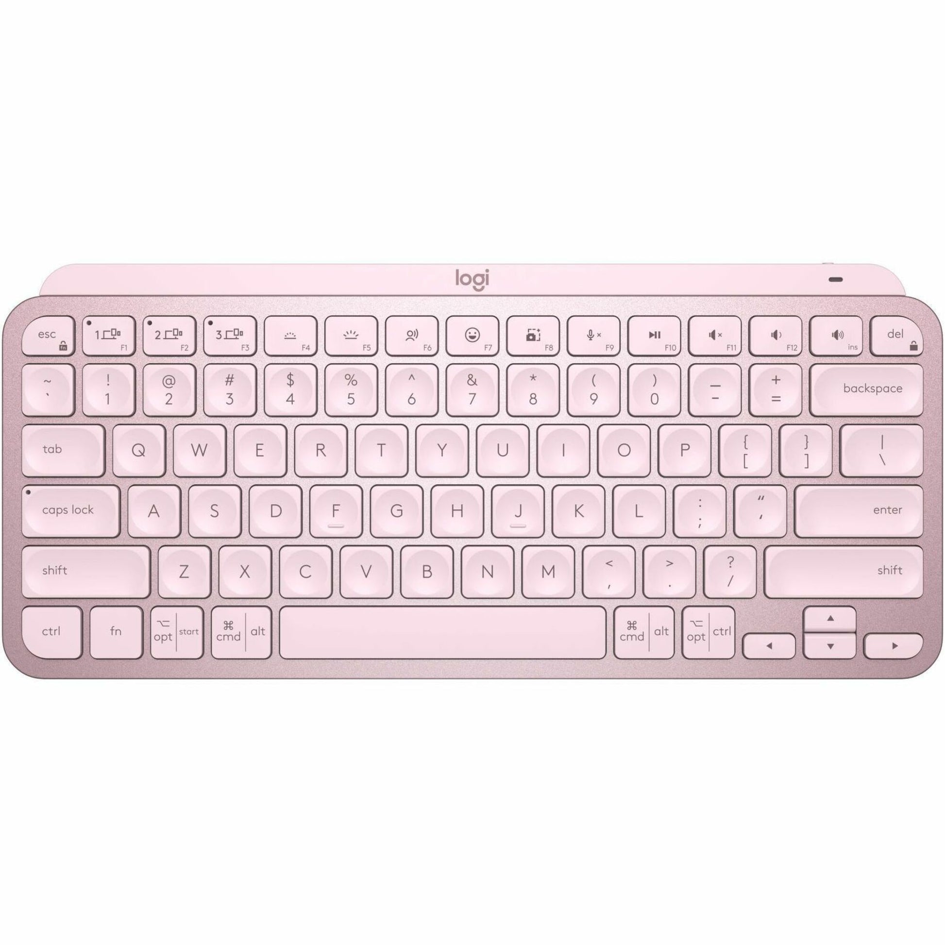 Main Image for Logitech MX Keys Mini Minimalist Wireless Illuminated Keyboard, Compact, Bluetooth, USB-C - Rose