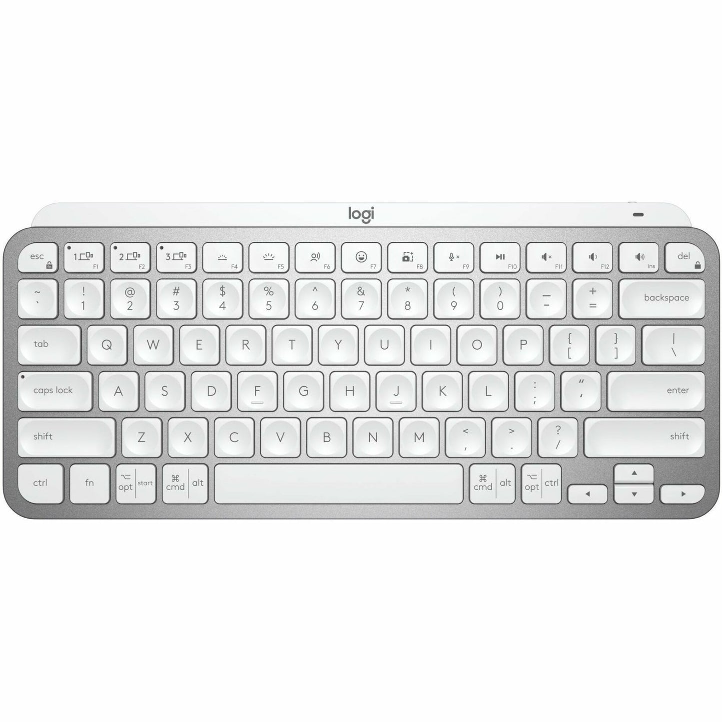 Main Image for Logitech MX Keys Mini Minimalist Wireless Illuminated Keyboard, Compact, Bluetooth, USB-C, Pale Gray