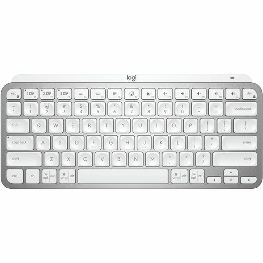 Main Image for Logitech MX Keys Mini Minimalist Wireless Illuminated Keyboard, Compact, Bluetooth, USB-C, Pale Gray
