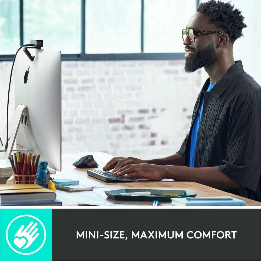 Alternate-Image4 Image for Logitech MX Keys Mini Wireless Illuminated Keyboard for Business, Compact, Logi Bolt Technology, Graphite