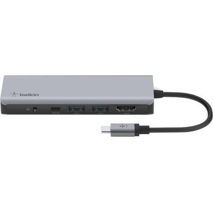 Alternate-Image3 Image for Belkin USB-C 7-in-1 Multiport Adapter, Laptop Docking Station, 2x USB-A 3.1 Gen 2, 4k HDMI 2.0, 100W Power Delivery 3.0