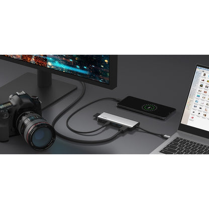 Alternate-Image6 Image for Belkin USB-C 7-in-1 Multiport Adapter, Laptop Docking Station, 2x USB-A 3.1 Gen 2, 4k HDMI 2.0, 100W Power Delivery 3.0