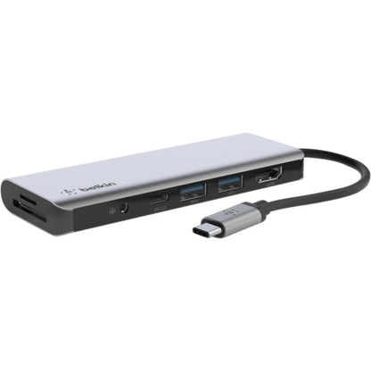 Main Image for Belkin USB-C 7-in-1 Multiport Adapter, Laptop Docking Station, 2x USB-A 3.1 Gen 2, 4k HDMI 2.0, 100W Power Delivery 3.0