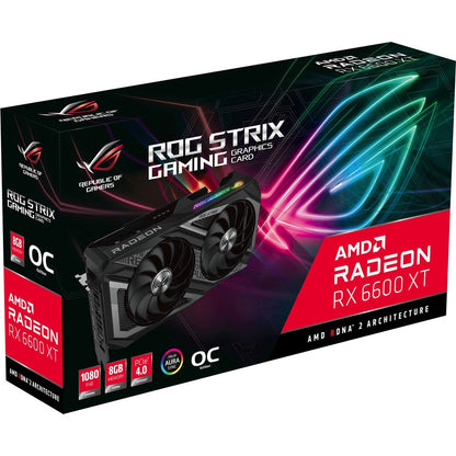 Alternate-Image6 Image for Asus ROG AMD Radeon RX 6600 XT Graphic Card - 8 GB GDDR6