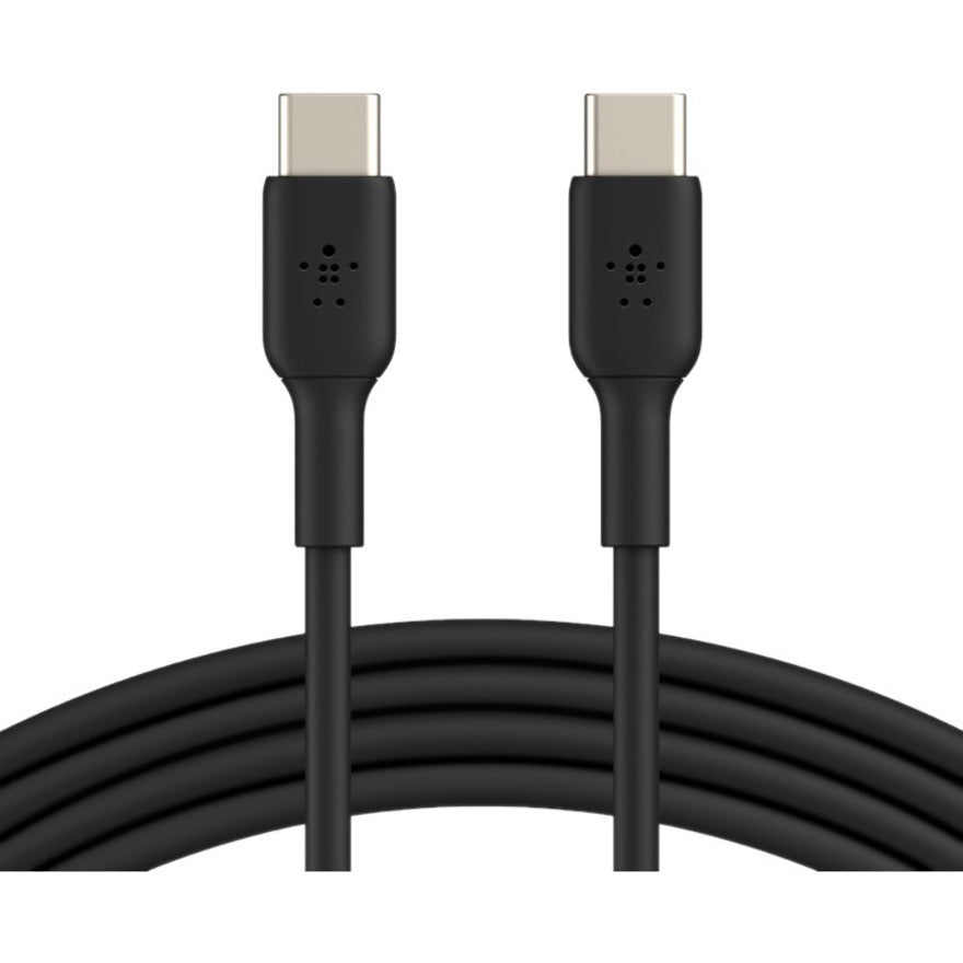 Alternate-Image4 Image for Belkin 60W USB-C to USB-C Cable - 480 Mbps - PVC - M/M - 1m/3.3ft - Black
