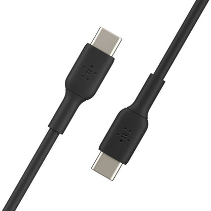 Alternate-Image2 Image for Belkin 60W USB-C to USB-C Cable - 480 Mbps - PVC - M/M - 1m/3.3ft - Black