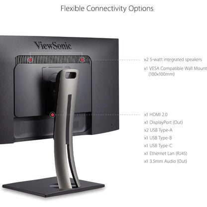 Alternate-Image9 Image for ViewSonic VP3881A 38-Inch IPS WQHD+ Curved Ultrawide Monitor with ColorPro 100% sRGB Rec 709, Eye Care, HDR10 Support, USB C, HDMI, USB, DisplayPort for Professional Home and Office