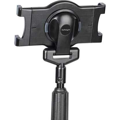 Alternate-Image2 Image for StarTech.com Mobile Tablet Stand with wheels, Height Adjustable Cart, Universal Rolling Tablet Stand for 7 - 11in w/ Detachable Holder, TAA