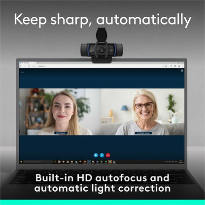 Alternate-Image4 Image for Logitech C920e HD 1080p Mic-Enabled Webcam, certified for Zoom, Microsoft Teams compatible, TAA Compliant