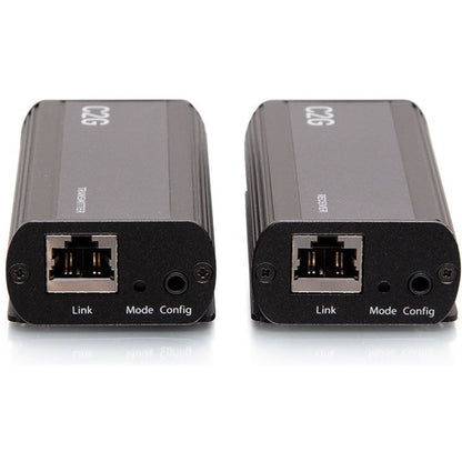 Rear Image for C2G 1-Port USB C Extender - Transmitter to Receiver Kit - USB 3.2 Gen 1 (5GBPS) - USB-C to RJ-45