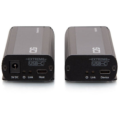 Front Image for C2G 1-Port USB C Extender - Transmitter to Receiver Kit - USB 3.2 Gen 1 (5GBPS) - USB-C to RJ-45
