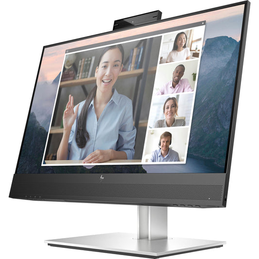 Main Image for HP E24mv G4 24" Class Webcam Full HD LCD Monitor - 16:9 - Black, Silver