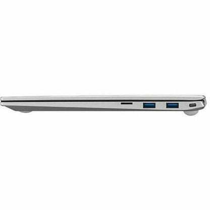Left Image for LG gram 14ZT90P-G.AX33U1 14" Thin Client Notebook - WUXGA - Intel Core i3 11th Gen i3-1115G4 - 8 GB - 256 GB PCIe NVMe SSD - Silver
