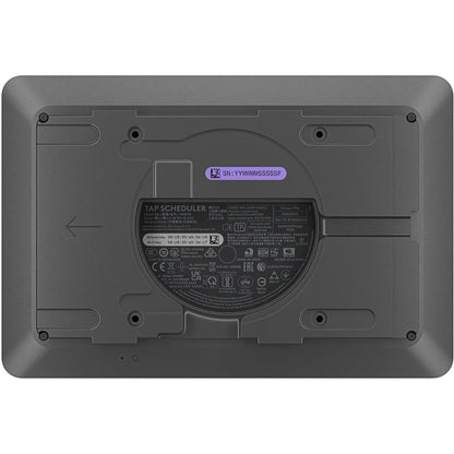 Rear Image for Logitech Tap Scheduler Purpose-Built Scheduling Panel for Meeting Rooms, Graphite