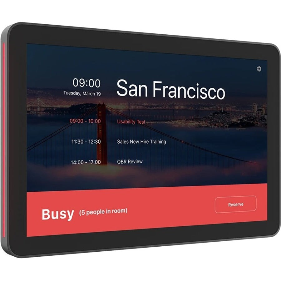 Alternate-Image8 Image for Logitech Tap Scheduler Purpose-Built Scheduling Panel for Meeting Rooms, Graphite