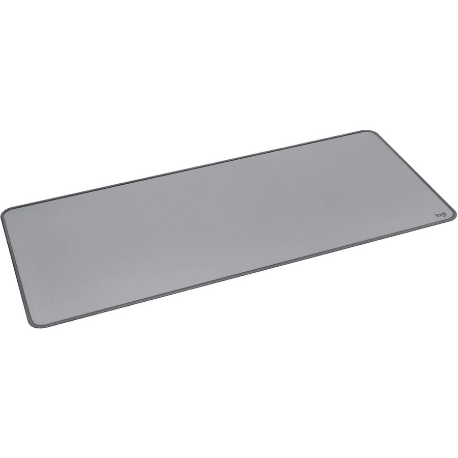 Alternate-Image2 Image for Logitech Desk Mat - Studio Series, Multifunctional Large Desk Pad, Anti-slip Base, Spill-resistant Durable Design, Mid-Gray