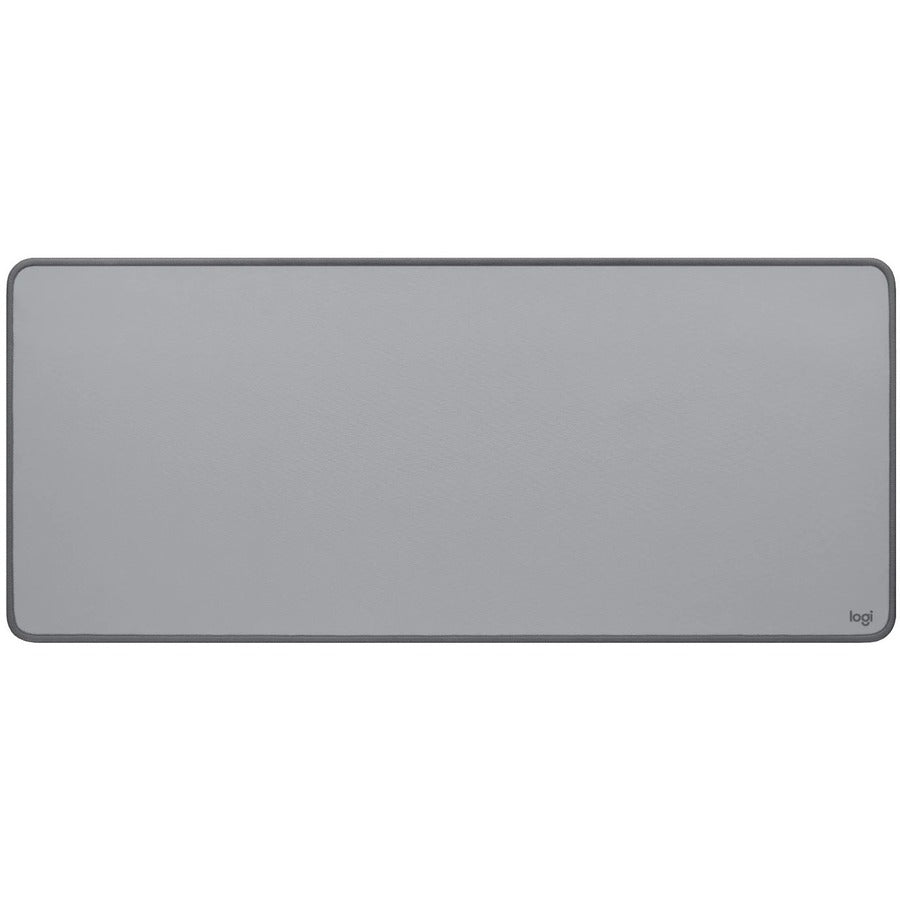 Alternate-Image1 Image for Logitech Desk Mat - Studio Series, Multifunctional Large Desk Pad, Anti-slip Base, Spill-resistant Durable Design, Mid-Gray