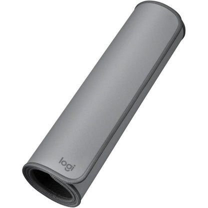Alternate-Image4 Image for Logitech Desk Mat - Studio Series, Multifunctional Large Desk Pad, Anti-slip Base, Spill-resistant Durable Design, Mid-Gray