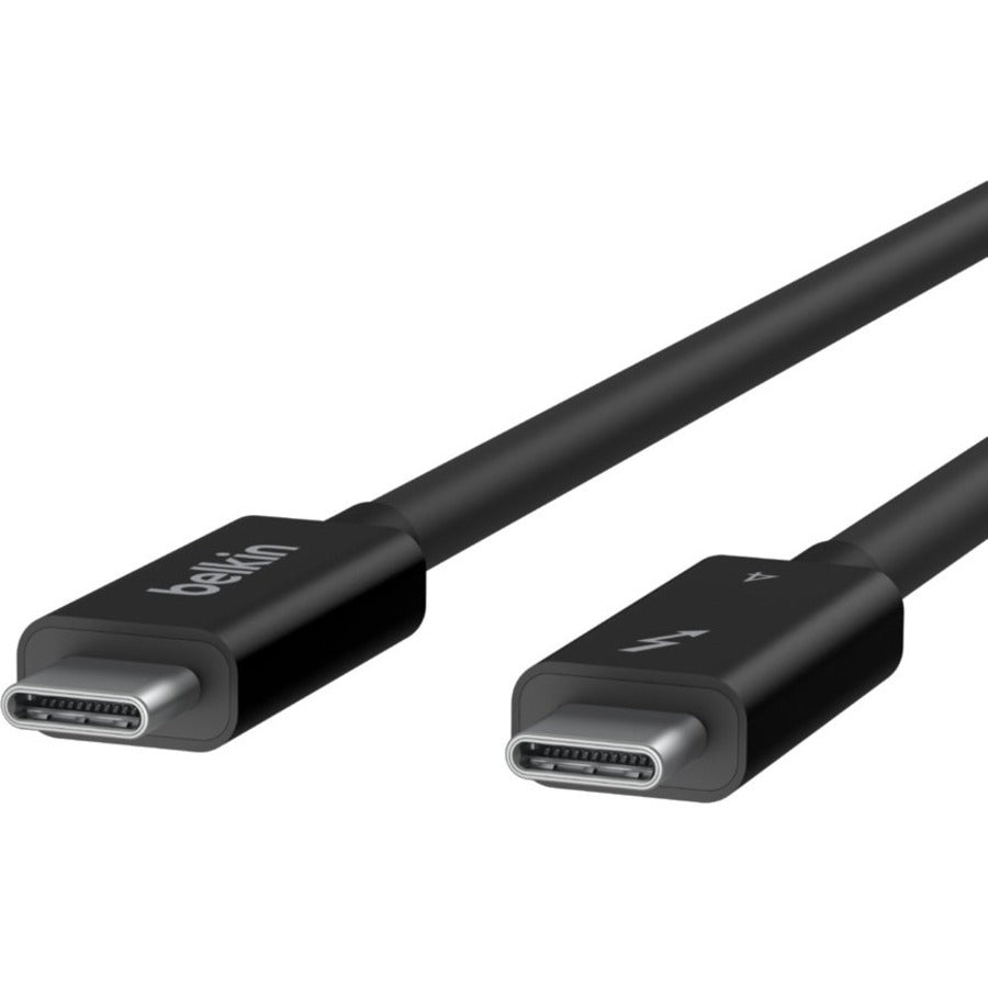Main Image for Belkin 100W Thunderbolt 4 USB-C to USB-C Cable - USB 4 - 40Gbps - 8K - 2m/6.6ft - M/M - Black