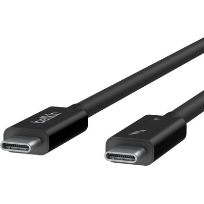 Main Image for Belkin 100W Thunderbolt 4 USB-C to USB-C Cable - USB 4 - 40Gbps - 8K - 2m/6.6ft - M/M - Black