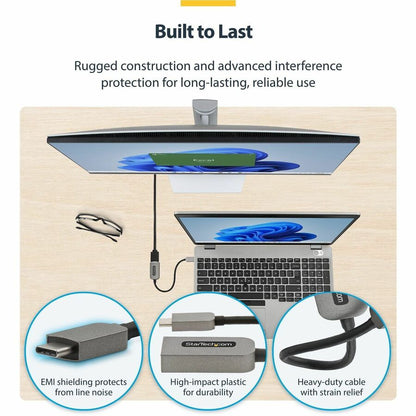 Alternate-Image5 Image for StarTech.com USB-C to HDMI Adapter, 4K 60Hz Video, HDR10, USB-C to HDMI Monitor Dongle, USB4 / Thunderbolt Compatible