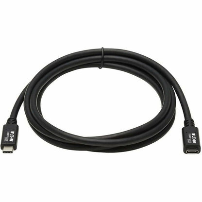 Alternate-Image1 Image for Eaton Tripp Lite Series USB-C Extension Cable (M/F) - USB 3.2 Gen 1 (5 Gbps), Thunderbolt 3 Compatible, Black, 6 ft. (1.83 m)