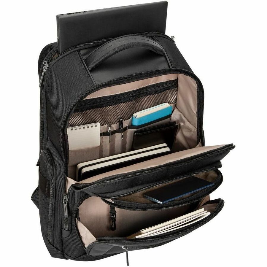 Alternate-Image1 Image for Targus Mobile Elite TBB617GL Carrying Case (Backpack) for 15" to 16" Notebook - Black - TAA Compliant