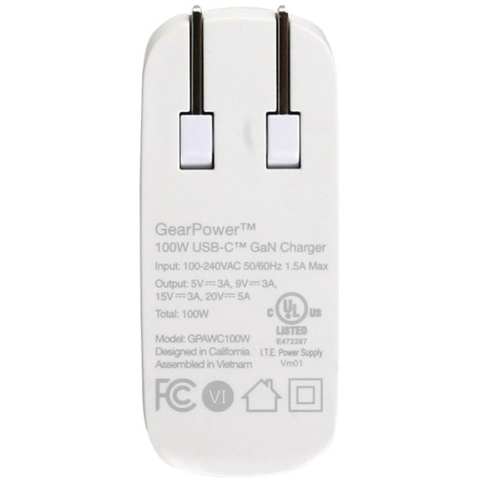 Alternate-Image3 Image for IOGEAR GearPower 100W USB-C GaN Charger