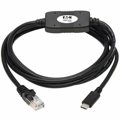 Alternate-Image1 Image for Eaton Tripp Lite Series USB-C to RJ45 Serial Rollover Cable (M/M) - Cisco Compatible, 250 Kbps, 6 ft. (1.8 m)