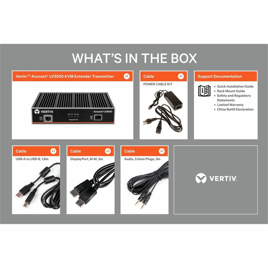 Alternate-Image2 Image for Vertiv Avocent LV5500 High-Performance KVM Extender | Transmitter