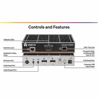 Alternate-Image1 Image for Vertiv Avocent LV5500 High-Performance KVM Extender | Transmitter