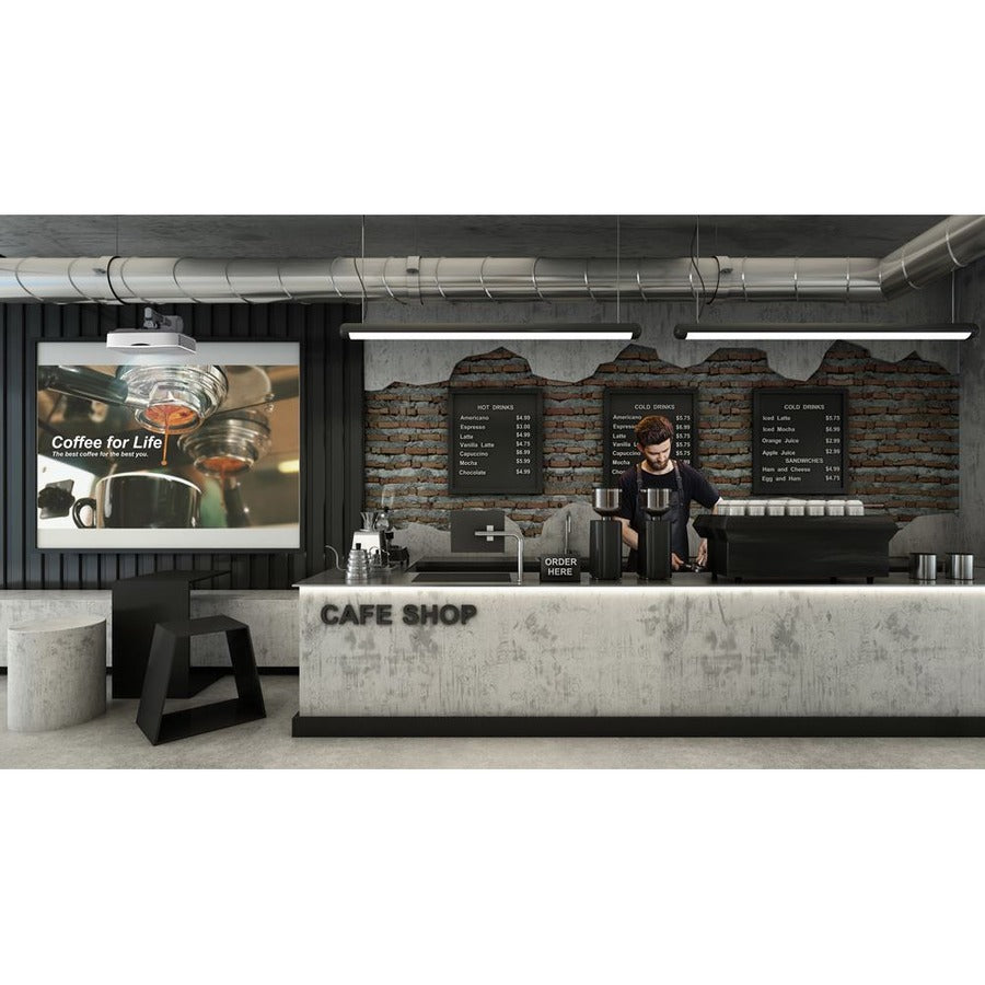 Alternate-Image3 Image for Optoma ZU500USTe 3D Ultra Short Throw DLP Projector - 16:10 - Wall Mountable, Ceiling Mountable