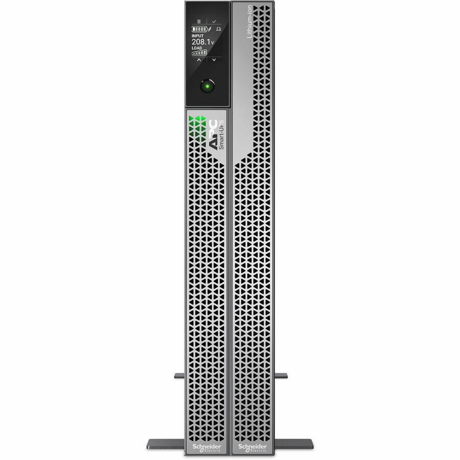 Alternate-Image3 Image for APC Smart-UPS Ultra On-Line, 5000VA, Lithium-ion, Rack/Tower 2U, 208V, 2 L6-20R + 2 L6-30R NEMA outlets, Network Card, Extended runtime, W/rail kit