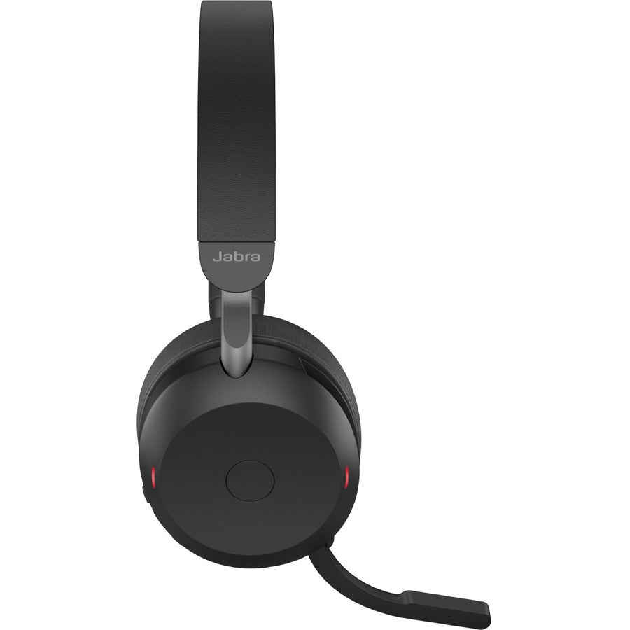 Right Image for Jabra Evolve2 75 Wireless On-ear Stereo Headset - USB-C - Unified Communication - Black - Binaural - Ear-cup - 3000 cm - Bluetooth - 20 Hz to 20 kHz - MEMS Technology Microphone - Noise Cancelling