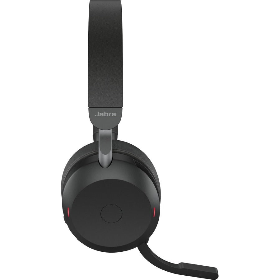 Right Image for Jabra Evolve2 75 Wireless On-ear Stereo Headset - USB-A - Unified Communication - Black - Binaural - Ear-cup - 3000 cm - Bluetooth - 20 Hz to 20 kHz - MEMS Technology Microphone - Noise Cancelling