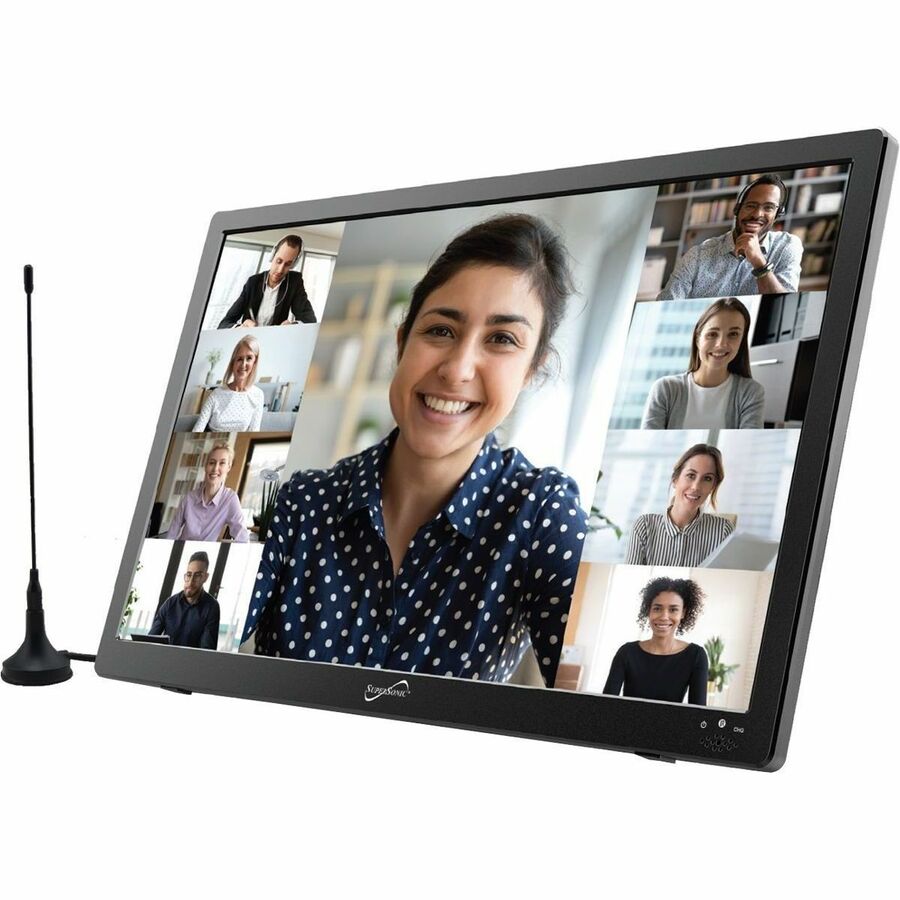 Alternate-Image2 Image for Supersonic SC-2816 16" LED-LCD TV - HDTV - Black